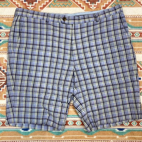 Brooks Brothers Bermuda Purple Blue Plaid Shorts - Picture 2 of 4